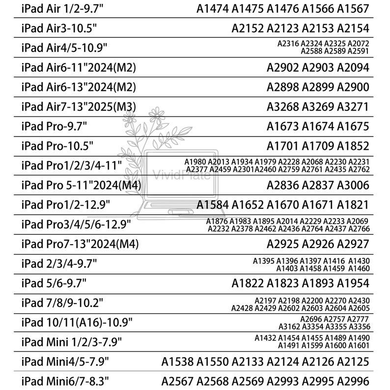 Polka Dots iPad Case for iPad Pro 12.9” 11” 2024, Air 6 5 4, Mini 6, M4 M2, iPad 10 9 8 10.9", Custom iPad Case with Apple Pencil Holder image 8