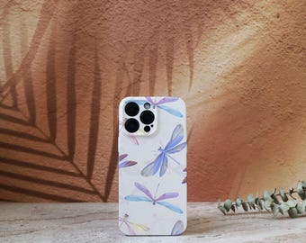 Dragonfly Phone Case for iPhone 17, 16, 15, 14, 13, 12, 11 Pro Max Plus Xs, 13 12 Mini Case, Glossy Matte Case, Custom Tough Soft Slim Case