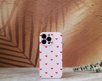 Love Pink Phone Case for iPhone 17, 16, 15, 14, 13, 12, 11 Pro Max Plus Xs, 13 12 Mini Case, Glossy Matte Case, Custom Tough Soft Slim Case