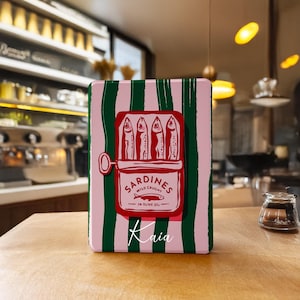 Retro Sardines Can Kindle Paperwhite-hoesje 12e 7&quot;/11 6,8&quot;/10e 6&quot;, Kindle 10e 11e generatie, Kindle 2024 Colorsoft Cover, Kindle Clear-hoesje