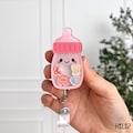 Baby Bottle Shaker Badge Reel: Pediatric Nurse Badge product logo