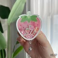 Strawberry Shaker Badge Reel: Kawaii Nurse ID Holder product logo