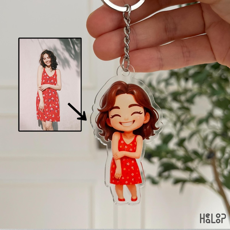 Chibi Anime Key Lanyard - Etsy UK