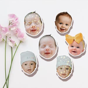 Custom Baby Photo Phone Grip: Acrylic Phone Stand Holder