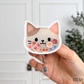 Cat Shaker Reel: Acrylic Cat Lover Badge Holder product logo