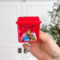 Sharps Container Shaker Badge Reel: Retractable Biohazard Badge Clip product logo