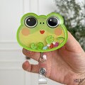 Frog Shaker Badge Reel: Retractable ID Badge Clip for Nurse product logo
