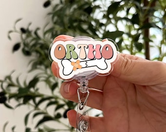 Porta badge ortopedico: regalo in acrilico per infermiere ortopedico