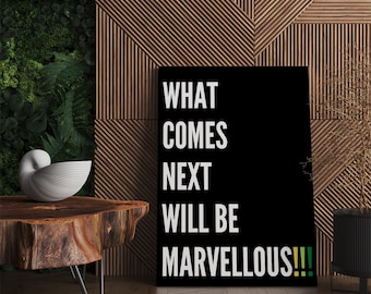 Fred Again Print: What Comes Next Will Be Marvellous, Music Lyrics Wall Art