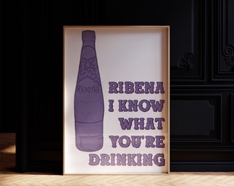 Kanye West &#39;Ribena&#39; Lyric Print: Estelle American Boy Song