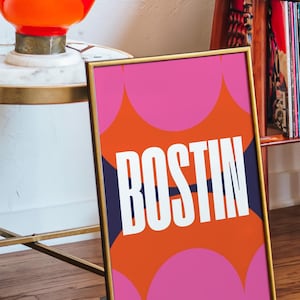 Bostin - Black country/Brummie/Birmingham, slang delle West Midlands, stampa, arte murale, poster, A5/A4/A3, stampato su carta resistente alla luce da 230 g/m²