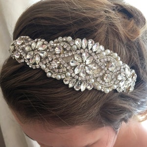 Bridal Headband - Wedding Headband - Bridal Headpiece- Bridal Hairpiece - Simply Beautiful