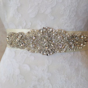 Wedding Belt, Bridal Belt, Sash, Bridal Sash, Belt, Crystal Sash, Rhinestone Belt, Wedding Belt Sash, Crystal Wedding Belt image 1