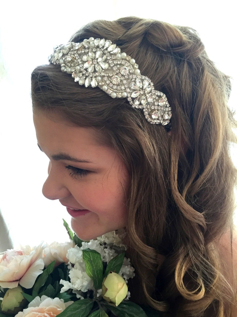 Bridal Headband Wedding Headband Bridal Headpiece Bridal Etsy