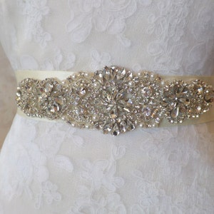 Wedding Belt, Bridal Belt, Sash, Bridal Sash, Belt, Crystal Sash, Rhinestone Belt, Wedding Belt Sash, Crystal Wedding Belt image 3
