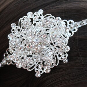 Bridal Headband,  Bridal Headpiece, Rhinestone, Bridal Headband, Crystal Wedding Headband, Wedding Bridal Hair Accessories
