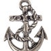 Nautical Pewter Anchor Metal Knob for Cabinet Doors Dresser Vanity Drawers 1313691