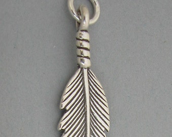 THUNDERBIRD Native American Indian Bird .925 Solid Sterling Silver Charm Pendentif