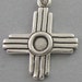 ZIA SUN Sterling Silver 925 Charm Pendant New Mexico Symbol Charm 2143