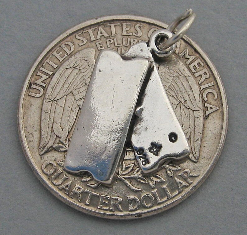 SHOW TICKETS Solid Sterling Silver 925 Charm Pendant Movie Theater Concert 3694