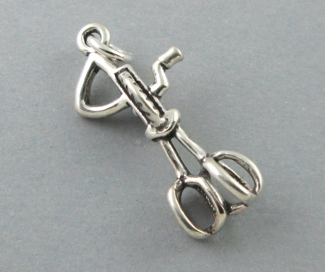 EGG BEATER Hand Mixer 3D Sterling Silver 925 Charm Pendant - Etsy