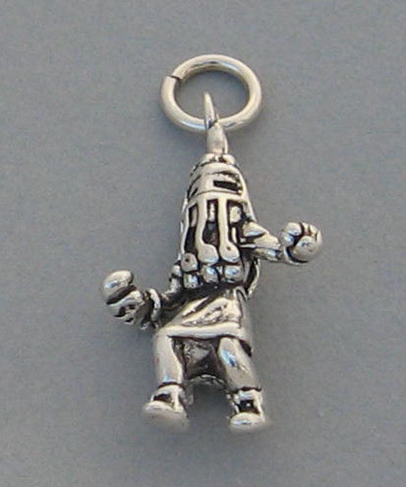 Long Hair Kachina American Indian Solid Sterling Silver 3d Etsy