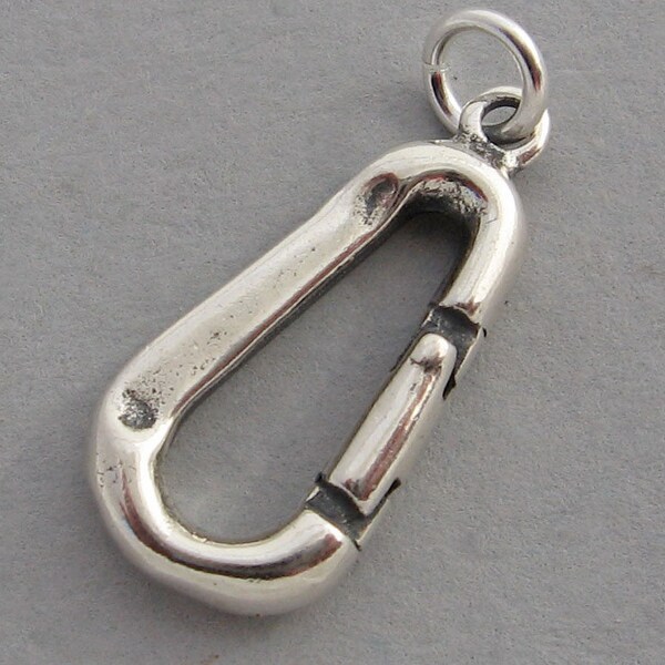 Classy925 Sterling Silver Rock Climbing Girl Charm – 925 Silver, Fitness Hiking Theme