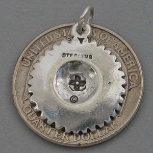 SUNFLOWER Flower Garden Solid Sterling Silver 925 Charm Pendant 1697 image 2