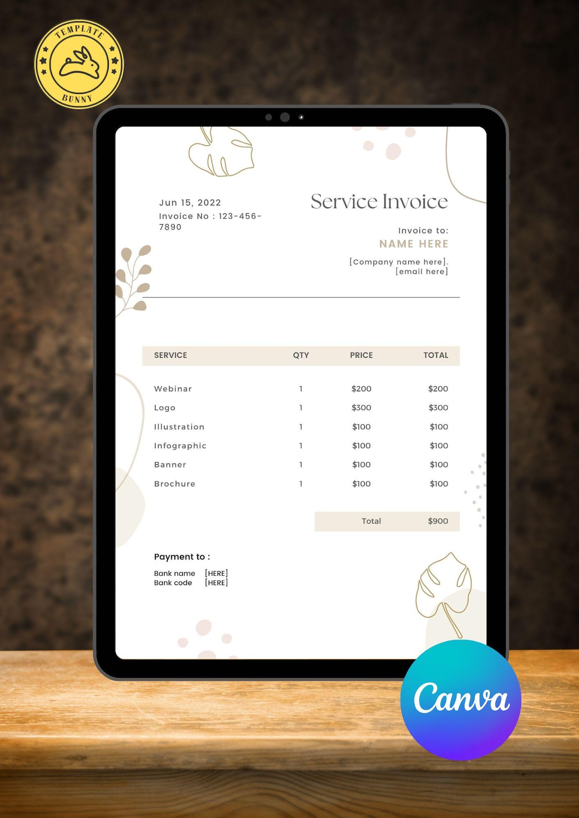 Editable Order Form Template, Invoice Template Editable , Order Form ...