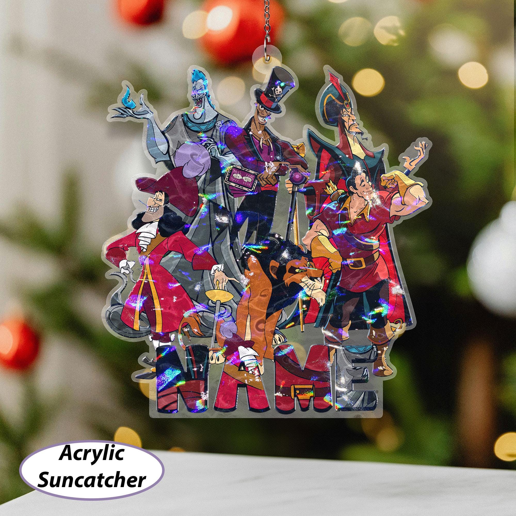 Disney Male Villains Costume Ornament, Disney Bad Guys Ornament