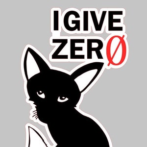 I Give Zero Fox Decal