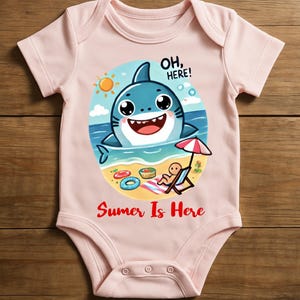 Shark baby onesie,personalized shark,cute shark bodysuit ,cartoon shark baby,ocean baby clothes,baby’s first summer,beach baby,fun baby