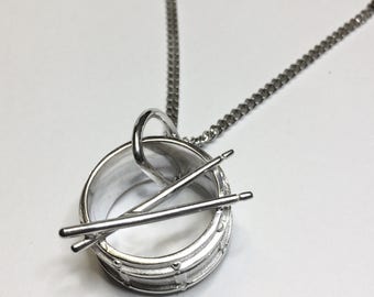 Snare Drum Necklace