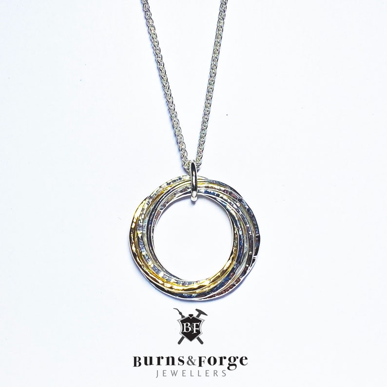 7 Ring Necklace image 1
