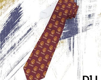 Lions Club We Serve Tie - Leadership & Service Necktie - D1J Formal Apparel
