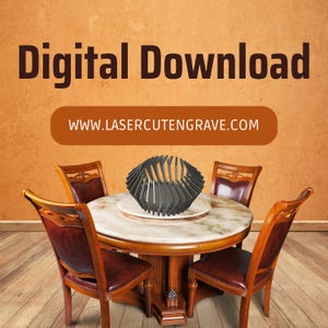 Unique Tealight Holder DXF for DIY Home Decor Laser Cut Candle Holder, CNC Router Files, Wooden Lantern Template, Engraved Candle Holder,