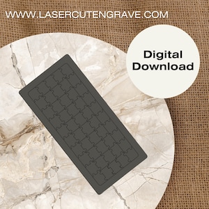 Laser Cut Puzzle Template, Digital Puzzle Design SVG, DIY Puzzle Files, Custom DXF Jigsaw Puzzle Pieces, Printable Laser Engraving Design