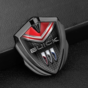 Buick Metal Emblem Sticker |  Sport Self-Adhesive Interior & Exterior Logo | Premium Quality Badge | Gold Silver Gray Frames  1pcs 2pcs