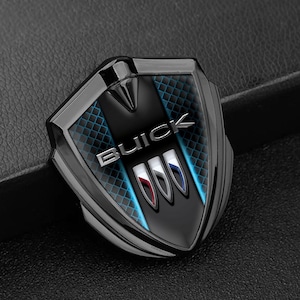 Buick Metal Emblem Sticker |  Sport Self-Adhesive Interior & Exterior Logo | Premium Quality Badge | Gold Silver Gray Frames  1pcs 2pcs