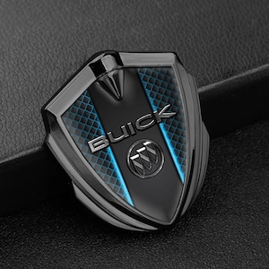 Buick Metal Emblem Sticker |  Sport Self-Adhesive Interior & Exterior Logo | Premium Quality Badge | Gold Silver Gray Frames  1pcs 2pcs