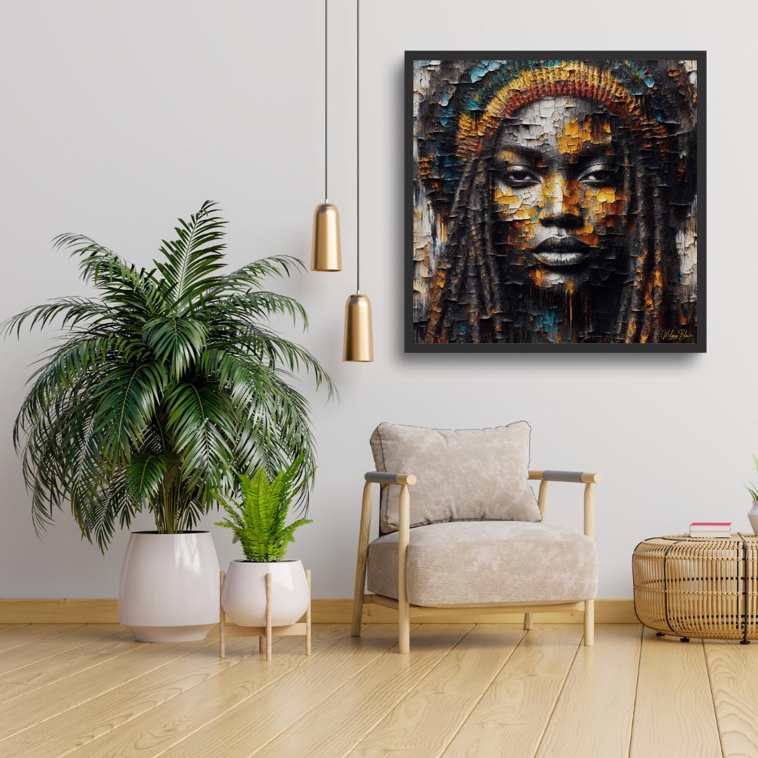 Rasta Woman Art Print: Black Culture, Reggae Wall Decor - Etsy