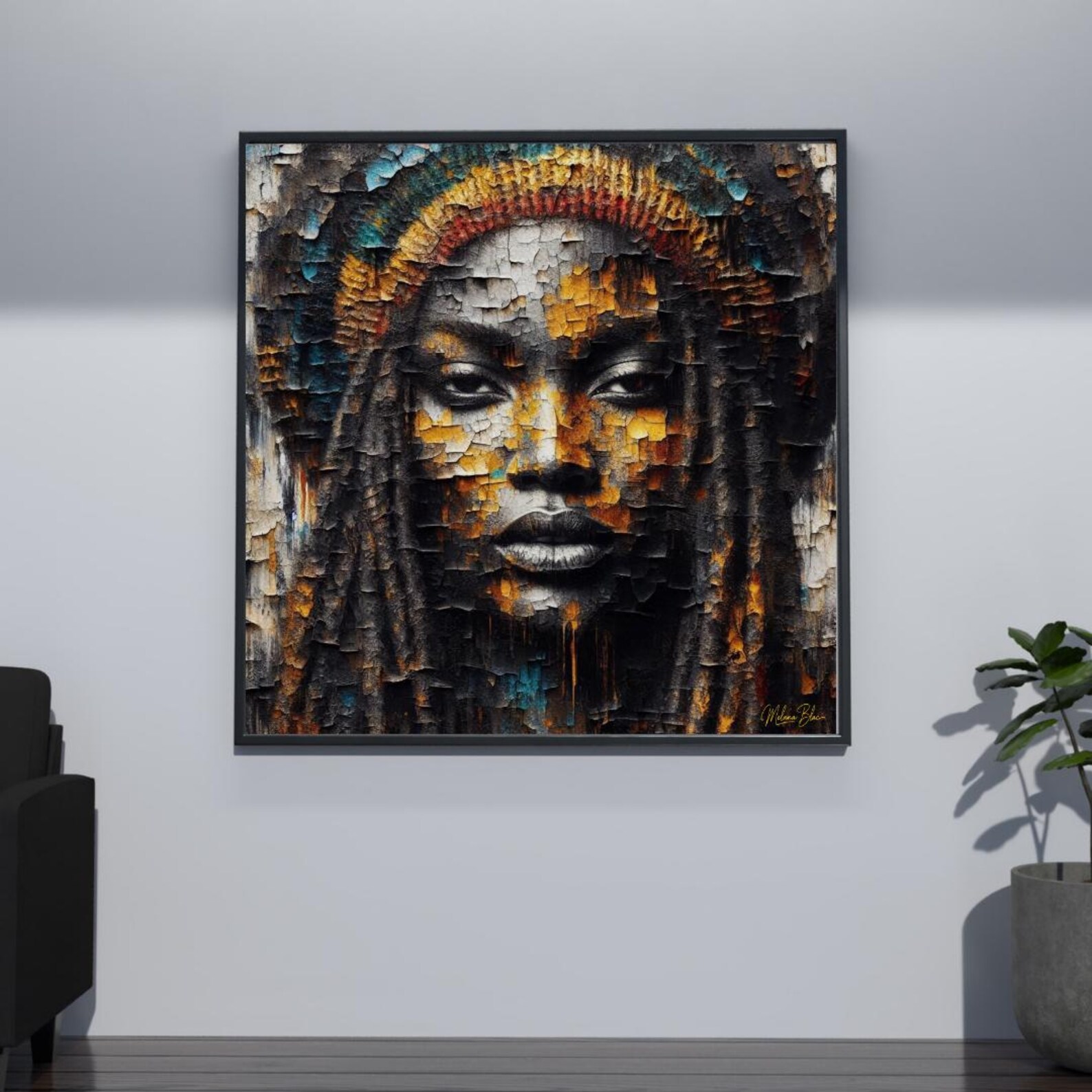 Rasta Woman Art Print: Black Culture, Reggae Wall Decor - Etsy