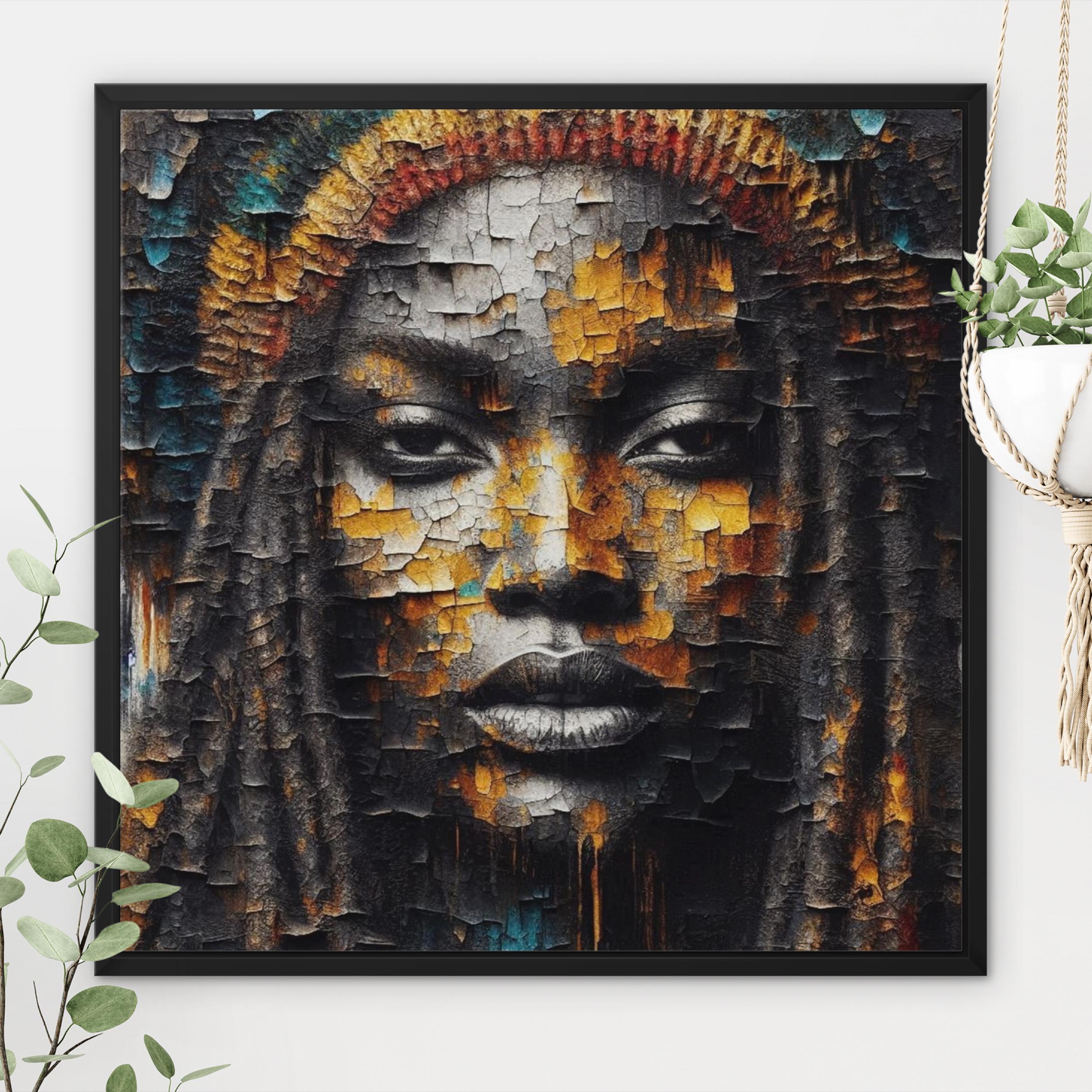 Rasta Woman Art Print: Black Culture, Reggae Wall Decor - Etsy