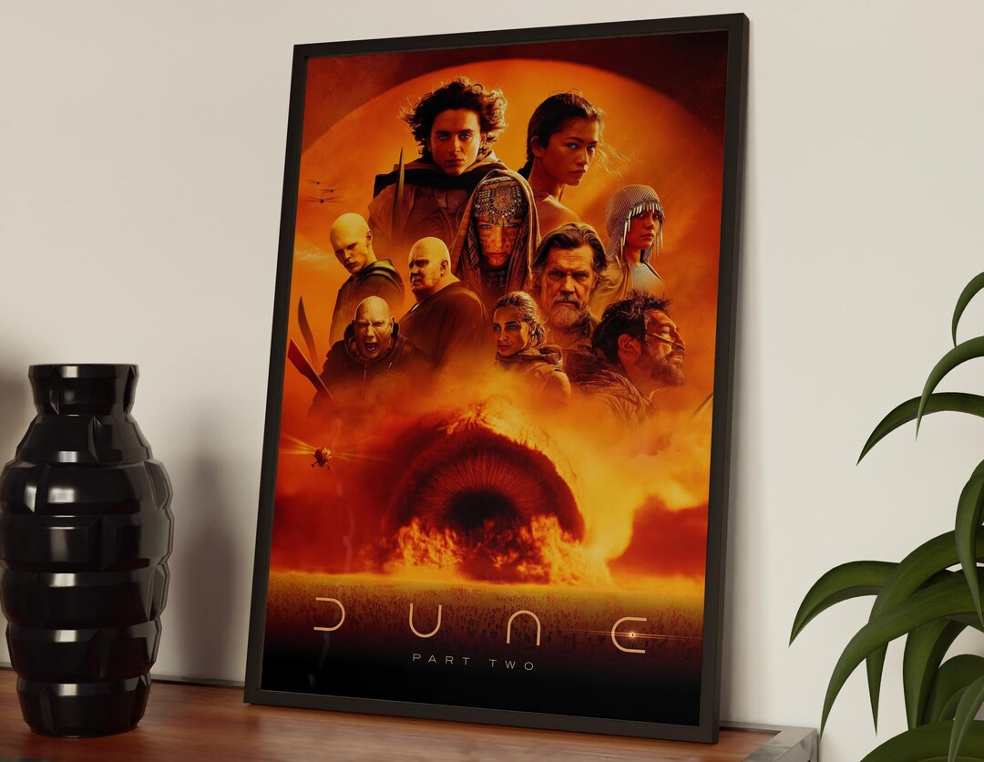 Dune Part Two Movie Poster - Epic Sci-fi Film Art Print, Stunning Dune ...