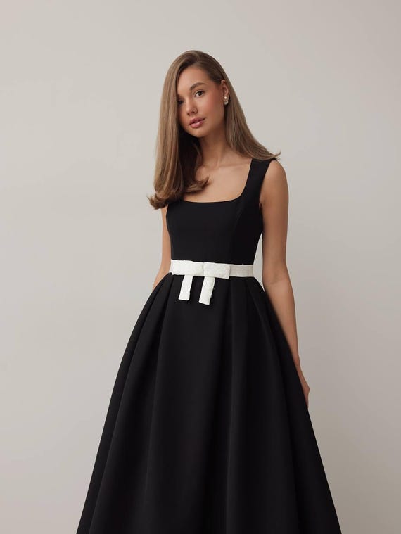audrey hepburn black cocktail dress Schwarzes Elegant Sheath Dress Cocktail Dress Audrey Hepburn Dress