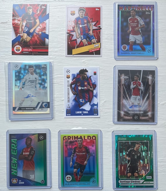 Football Card Mystery Pack: Rookies, Inserts, Autograph Chance - Etsy