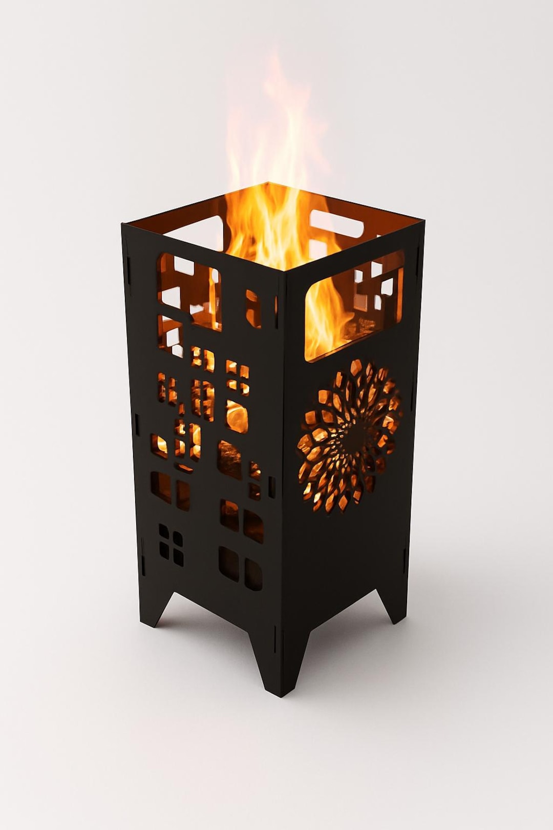 Fire Bucket Design Fire Bucket / Fire Pit Design | Laser Cut CNC Ready DXF and DWG Files ...