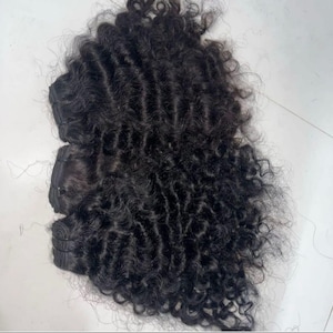 Natural Curly Human Hair Extensions