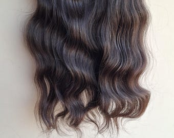 Virgin Indian Wavy Clip-in Human Hair Extensions - Soft & Smooth for Women-120 Grams