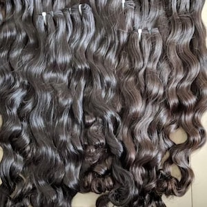 人毛エクステンション、ウェフトヘアバンドル
